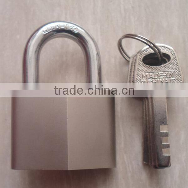 Nickle plated high quality diamond padlock