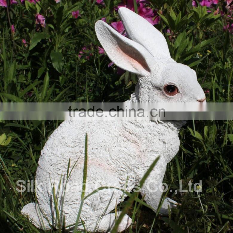 Resin rabbit statues garden decoration