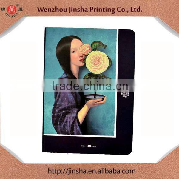 High quality a5 hard cover notebook printing01