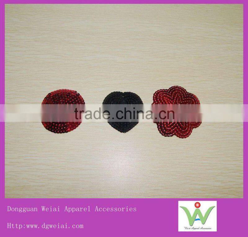 Rounded Sequined Cute Tassels Nipple Cover Pasty Pasties