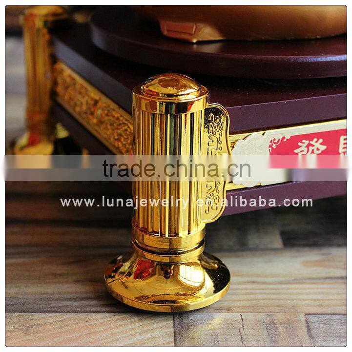 Golden Color Resin Money tree with Chinese Coin