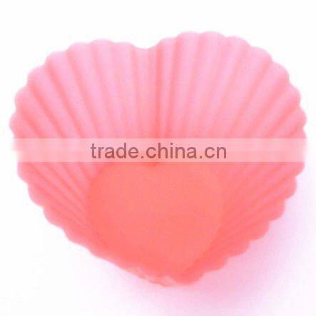 heart shaped Mini silicone cake mould