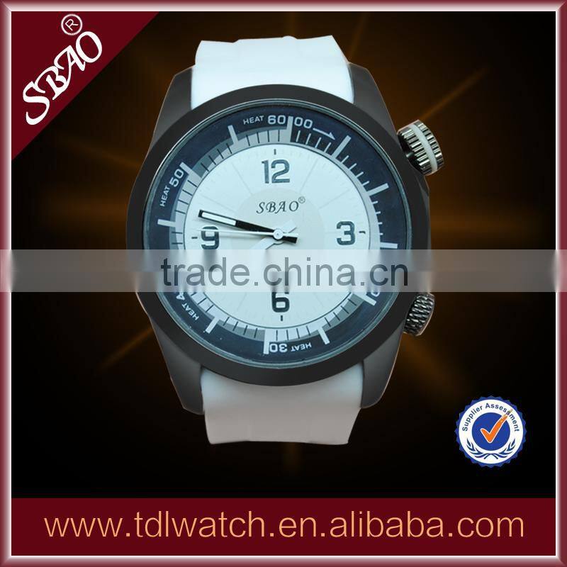 New Trend Silicon Band Big Case Brand Watch Factory China
