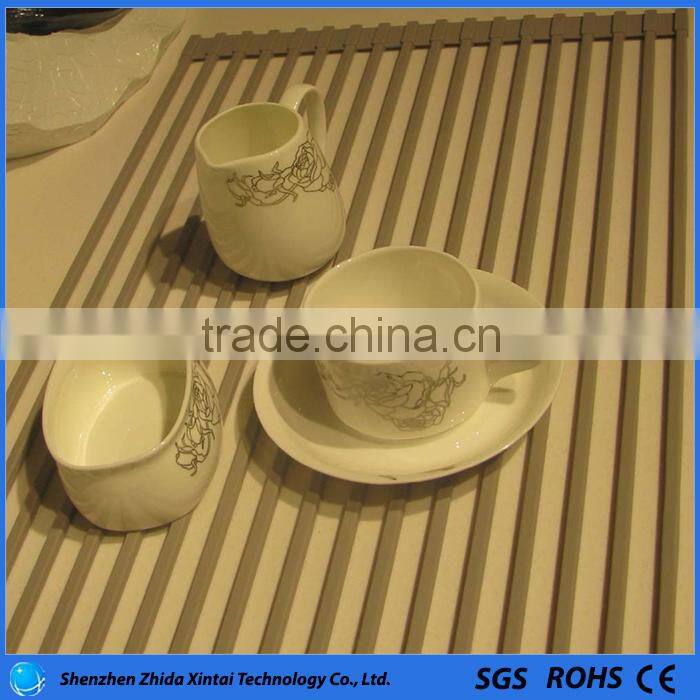 Tableware Use and Storage Holders & Racks Square Stand Type Dish Dryer With White Box Packing