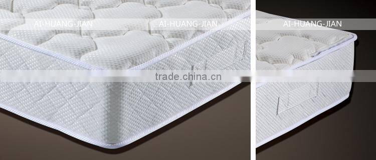 China mattress manufacturer factory 7-zone pocket queen king size spring mattress