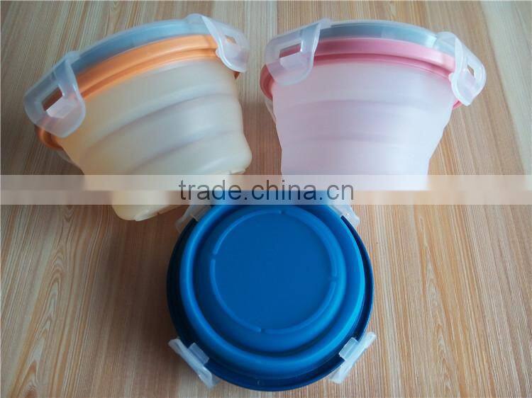 Factory directly sell for Silicone Collapsible storage container/Fresh Box