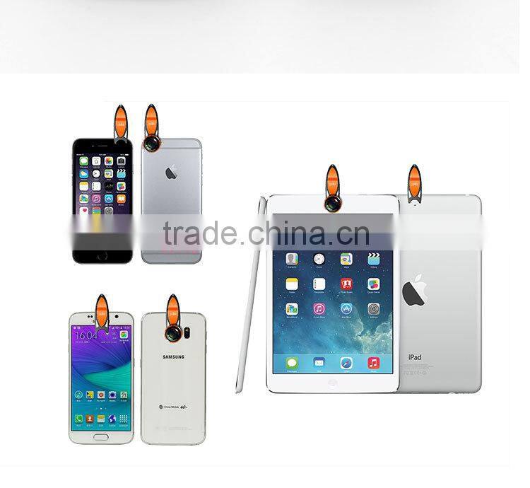 blade clip 198 degree fisheye lens 0.63x wide-angle 15x macro shot camera lens for iPhone 6s 5s 6 plus samsung s6 huawei p8 htc