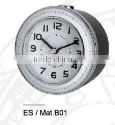 High quality classic round alarm clock with a nightlight function