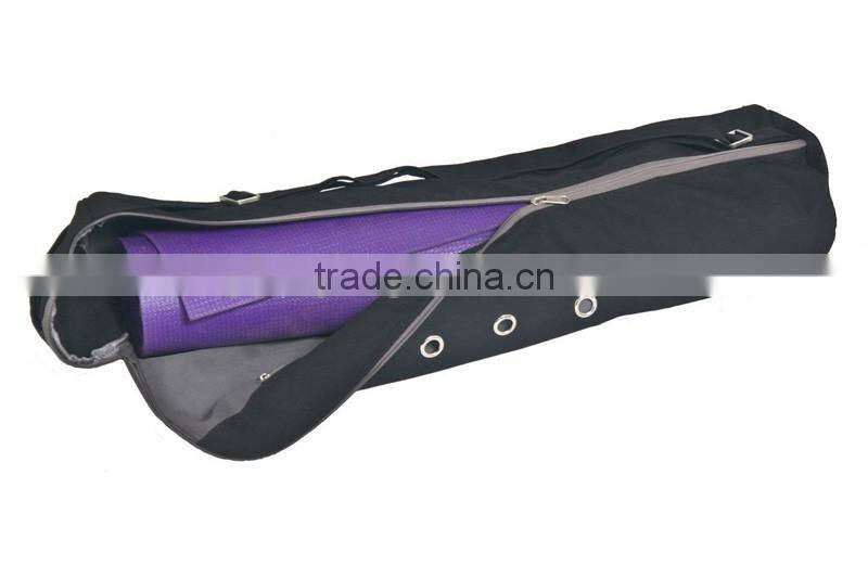 Wholesale Custom Full Zip Polyester Cargo Pocket Gym Carrying Bag Yoga Mat Bag