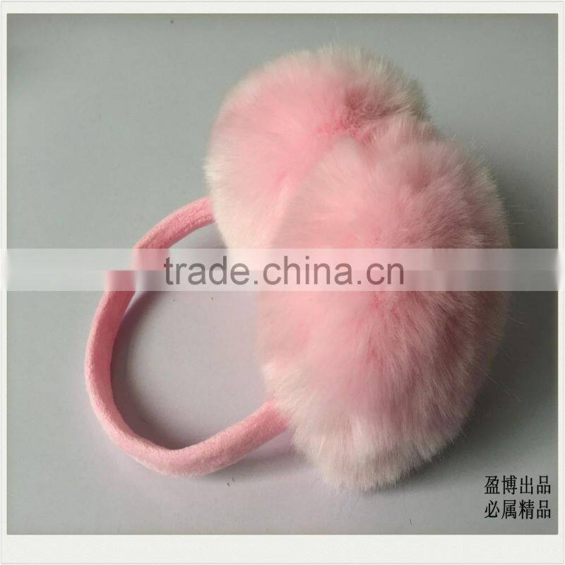 2016 Winter Big Size Faux Fox Fur Earmuffs Ear Muff Artificial Raccon Fur Warm Ear Cover Ladies Earmuffs
