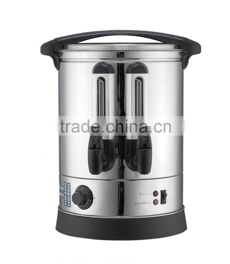 Electric Kettles stainless steel water boiler with double tap for commercial used urn