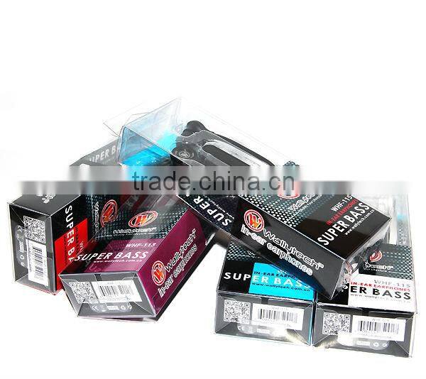 Hot sale flat cable in-ear earphone With Volume Remote