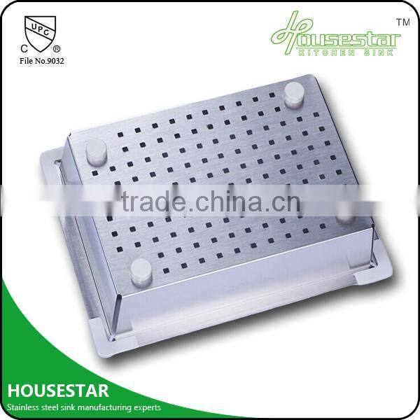 HOUSESTAR SINK FACTORY stainless steel 304 used colander Types Of Colanders Handmade Kitchen Sink Rectangular Colander