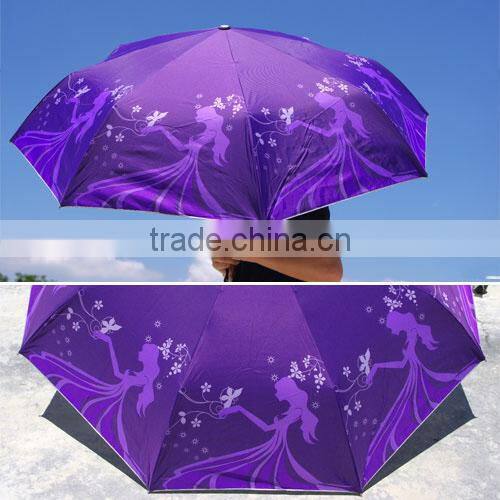 21 inch auto open close lady's photography umbrella