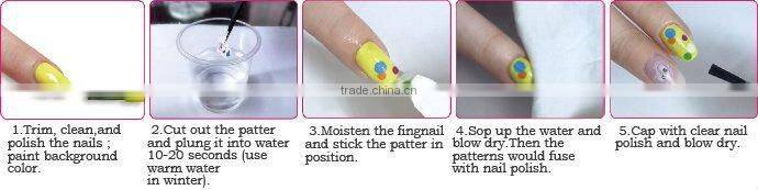 HL-220 3D nail sticker & nail art decorations