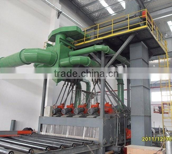 Steel plate wheel blasting machines