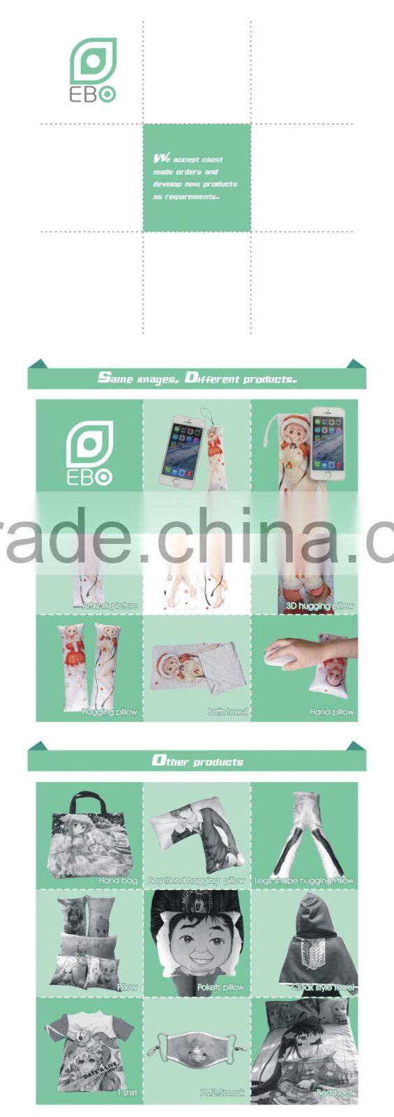 fabrics made pillowcases pillow covers anime dakimakura irregular shaped Love live! muse new 2016 custom printed