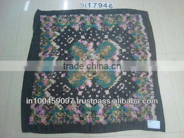 Viscose printed scarves