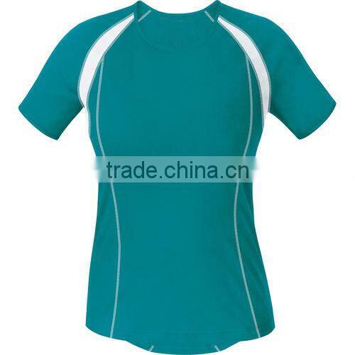 Custom simple comfortable women running shirt