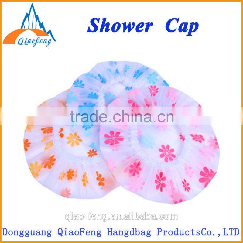 Waterproof PVEA Shower Caps With Double Layers