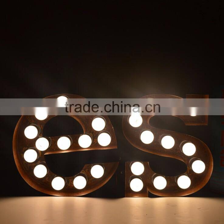 High quality and good price 3d illuminated led marquee letter