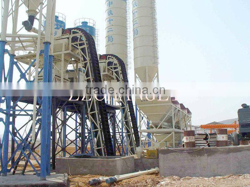 Fast remove and installation Concrete batching plant HZS75(75m3/h)