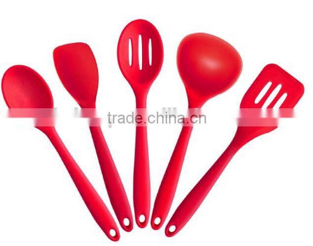 Premium Silicone Baking Set, Silicone Kitchen Tools, Kitchen Cooking Utensil Set with Hygienic Solid Coating - Spatulas, Spoon