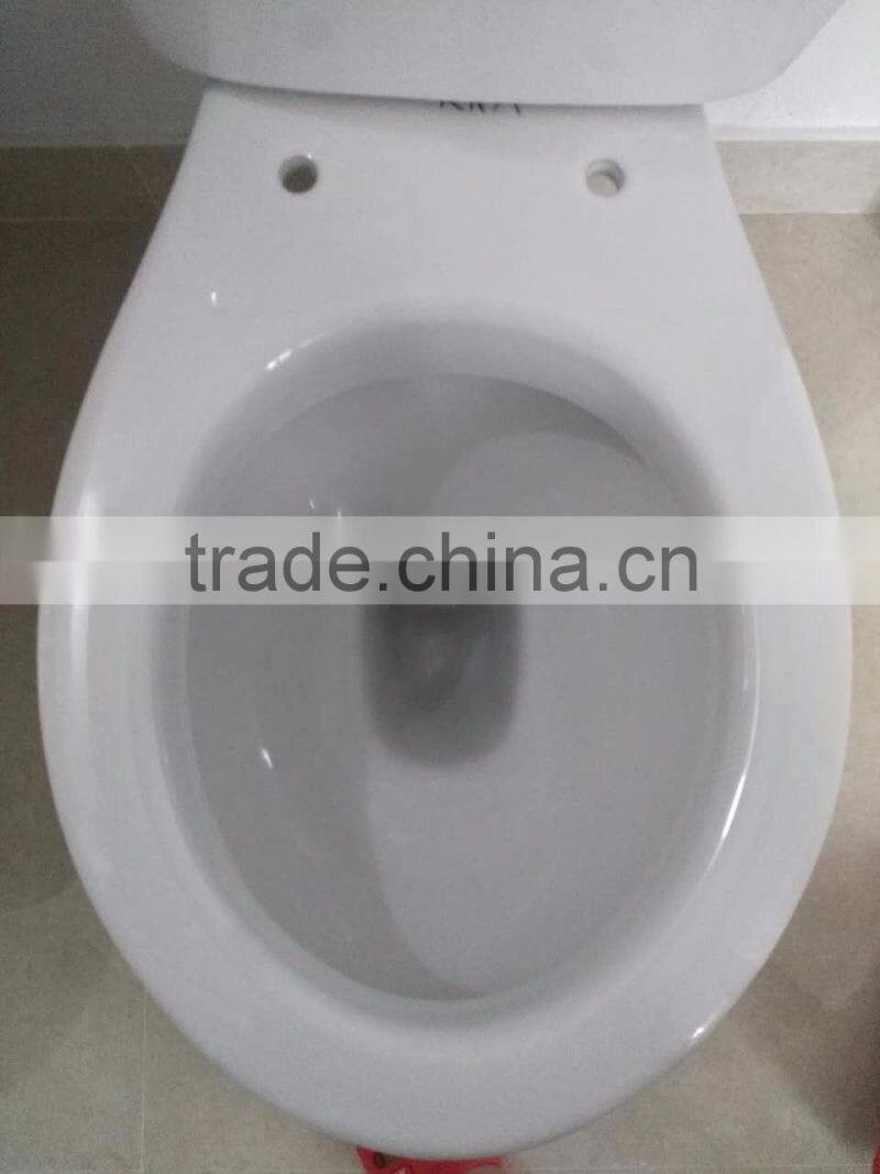 china product sanitary ware wc toilet bowl bathroom two piece toilets ceramic washdown s trap toilet Y803