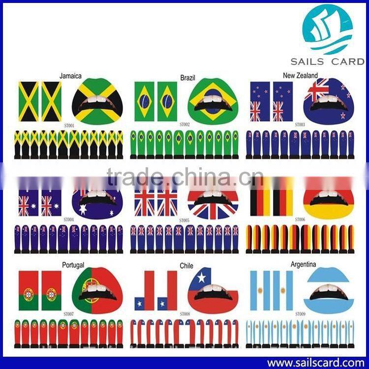 High Quality Waterproof Nordic Old Clock Temporary Tattoo Body Tattoo Sticker Arm Leg Art Stickers Removable