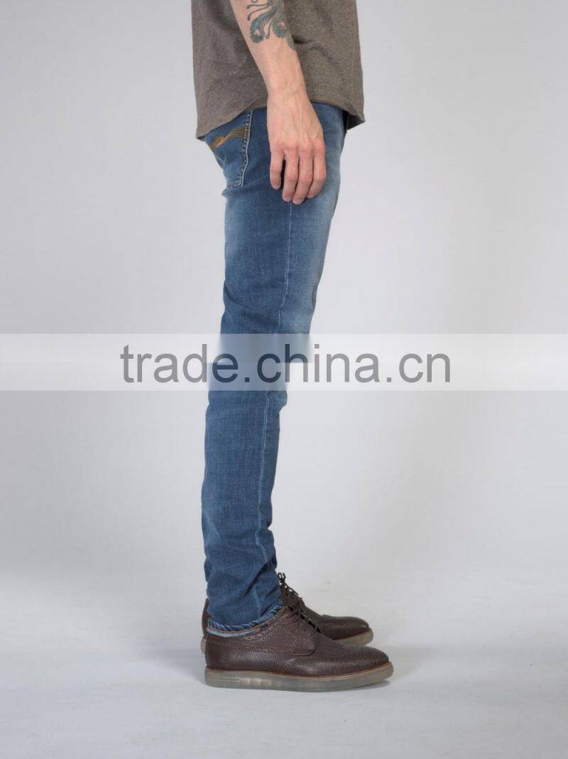 slim fit comfortable materials stretch denim pants JX023