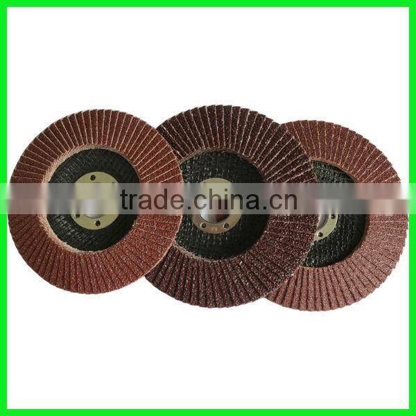 100mm good quality aluminum oxide flap discs