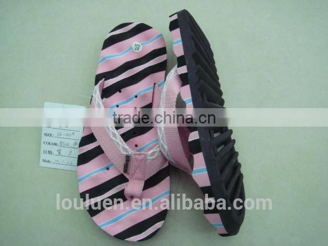 663 LOULUEN China Promotion Indoor Outdoor EVA Massage Lady Slipper