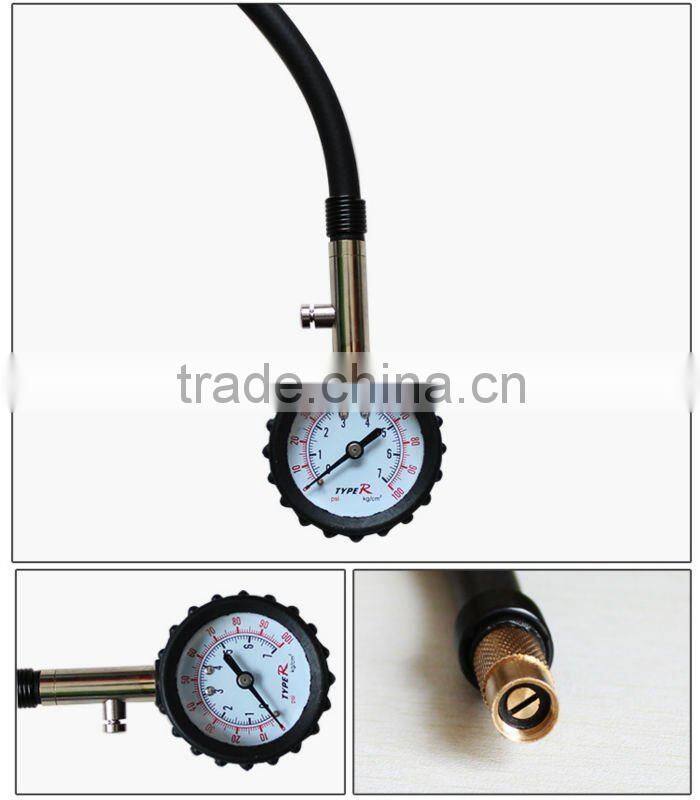 rubber tube Tire Pressure Gauge