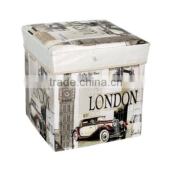 New Style Vintage Cheap Storage Stool Seating Box