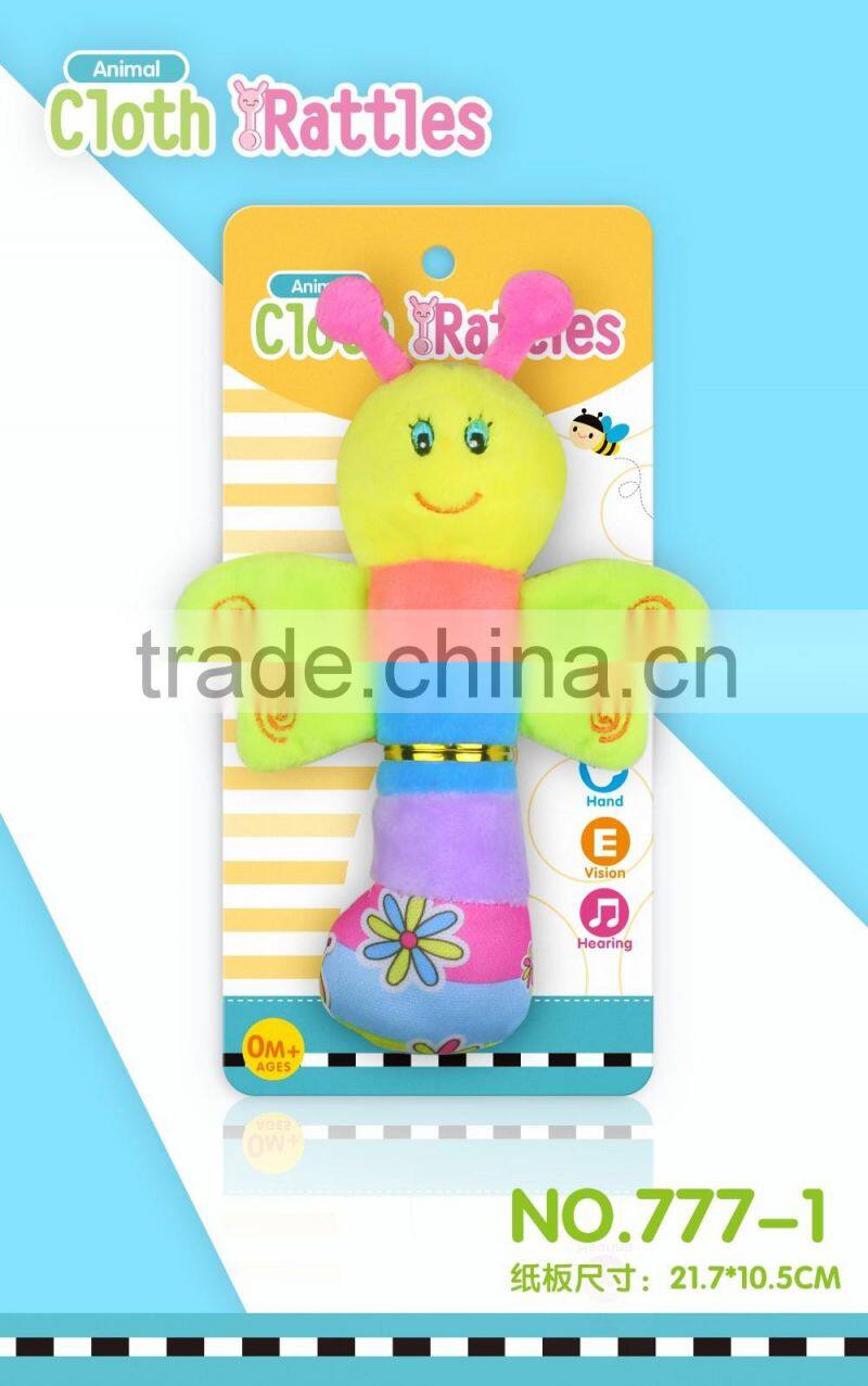 2016 sonajeros para bebes baby rattle toys for infant with CE/ROHS test reports