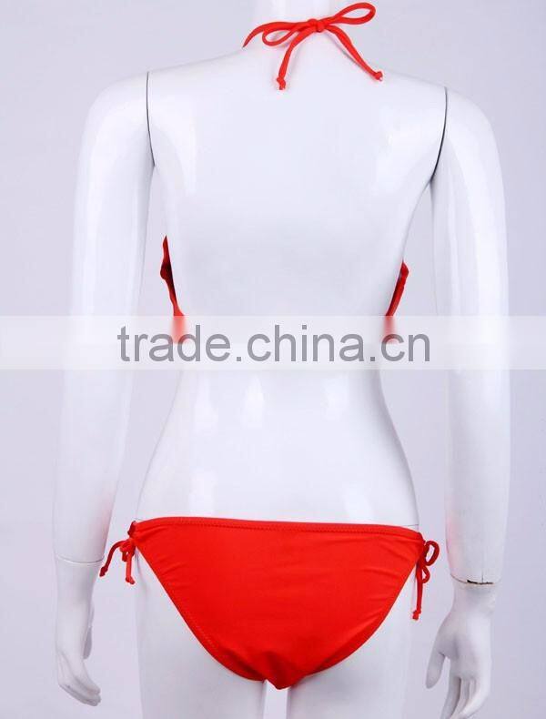 Women 2PCS Sexy Padded Swimwear Ladies Bikini Beachwear Sexy Sling Bikini