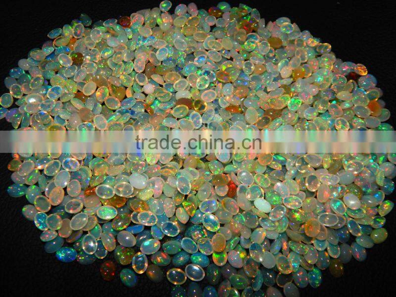 Natural ethiopian Opal Elotrinic Fire opal 5x7 MM Oval