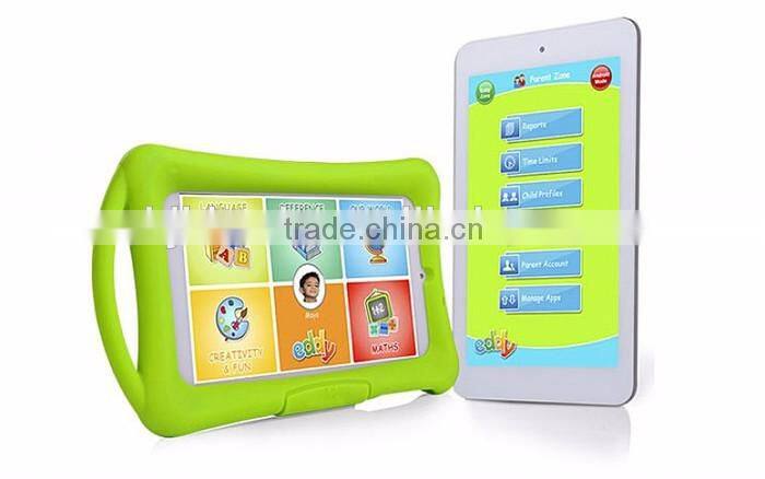 Unbreakable Protective Shell With Handle kid Shock proof silicone kids 7'' tablet case