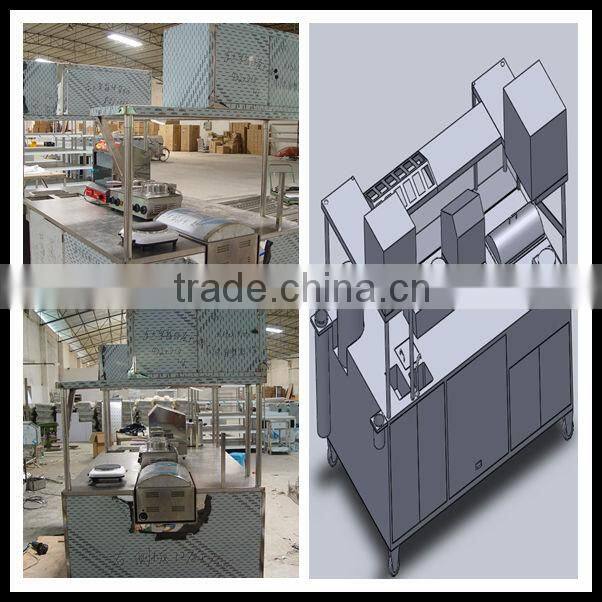 hot dog mobile fast food churros cart truck for crepe maker sale