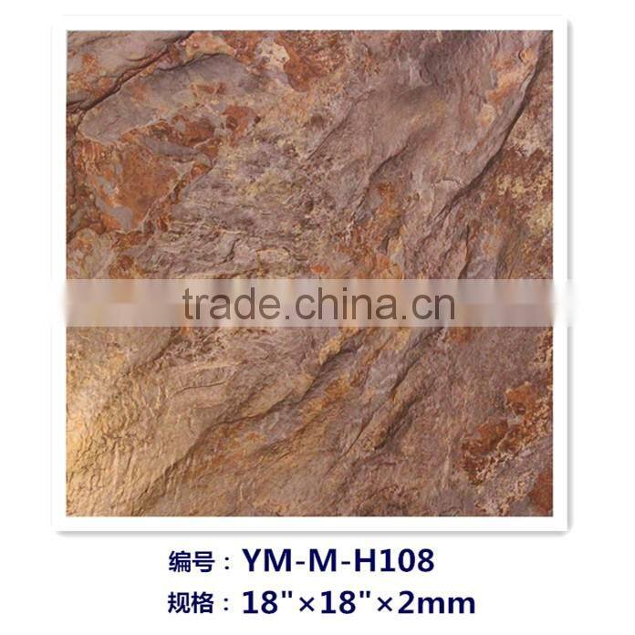 Moisture proof and anti-cigarette pvc flooring covering