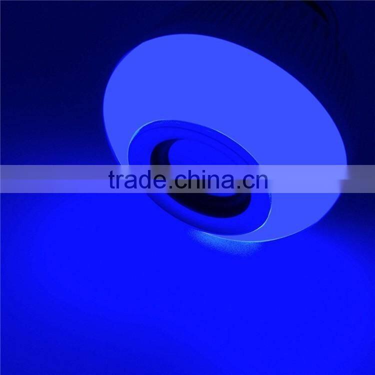 Portable wireless blurtooth LED light muisc blub stereo with ajustable brightness