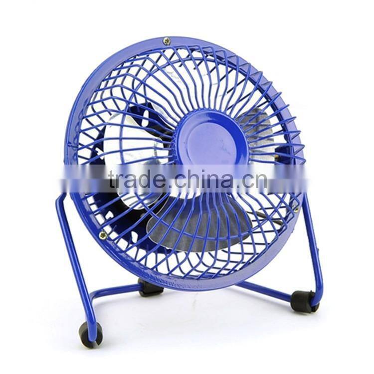 USB mini desk cooler fan quietness metal computer laptop PC plug charge fans