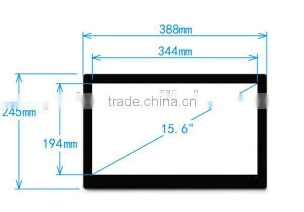 Plastic frame 15.6inch all in one pc touchscreen, android touchscreen tablet pc