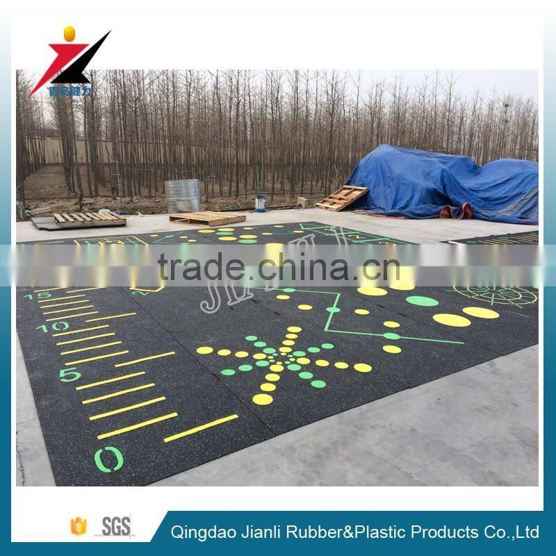 Waterproof Laminate Rubber Sheet Multi-Functional Gym Surface