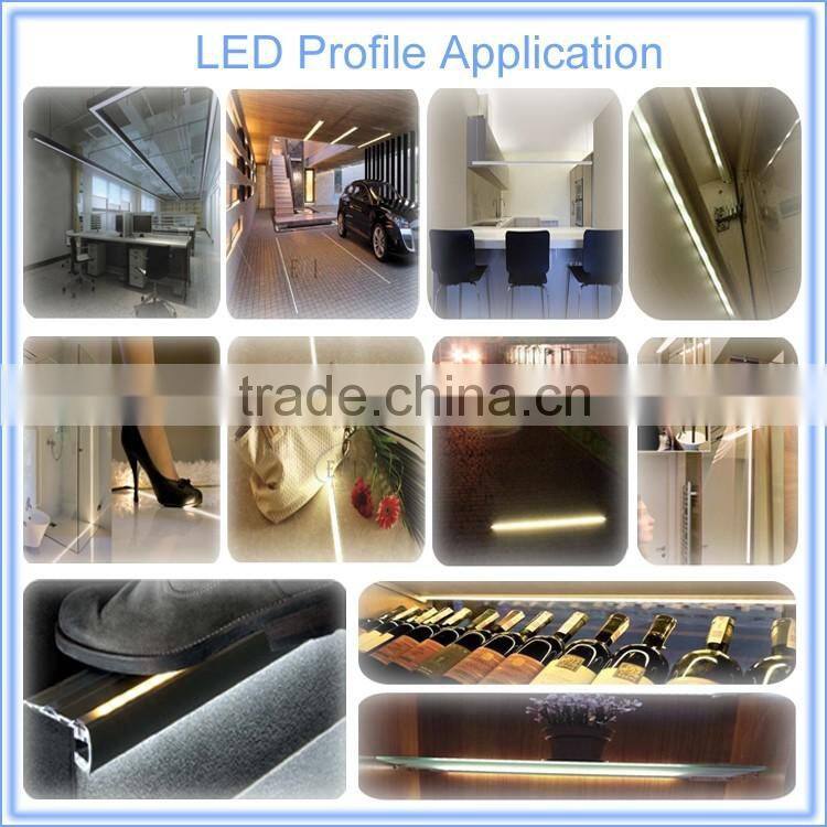 Top quality anodizing power coated led aluminum profile for ground lights