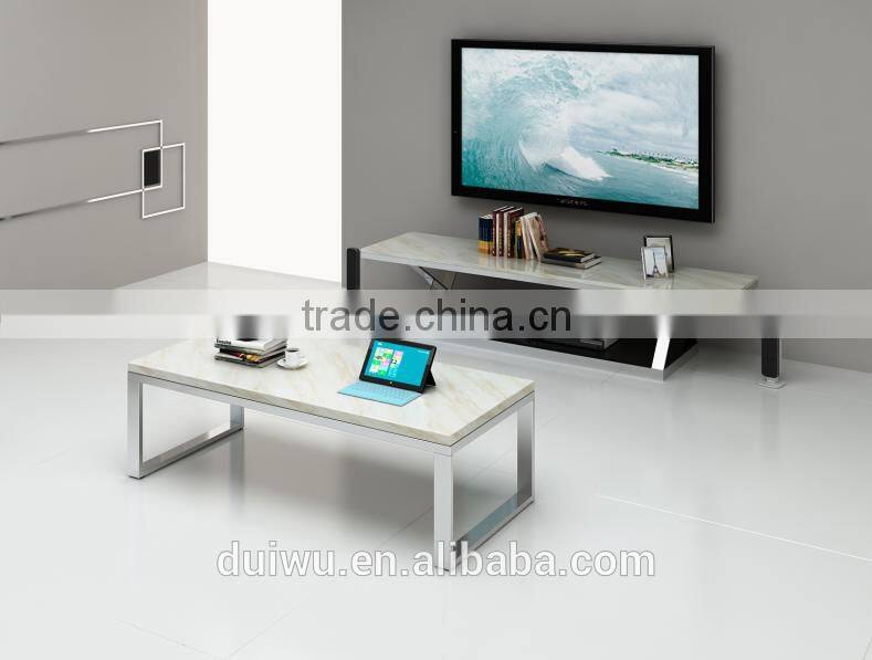 Modern home furniture living toom white marble coffee tables