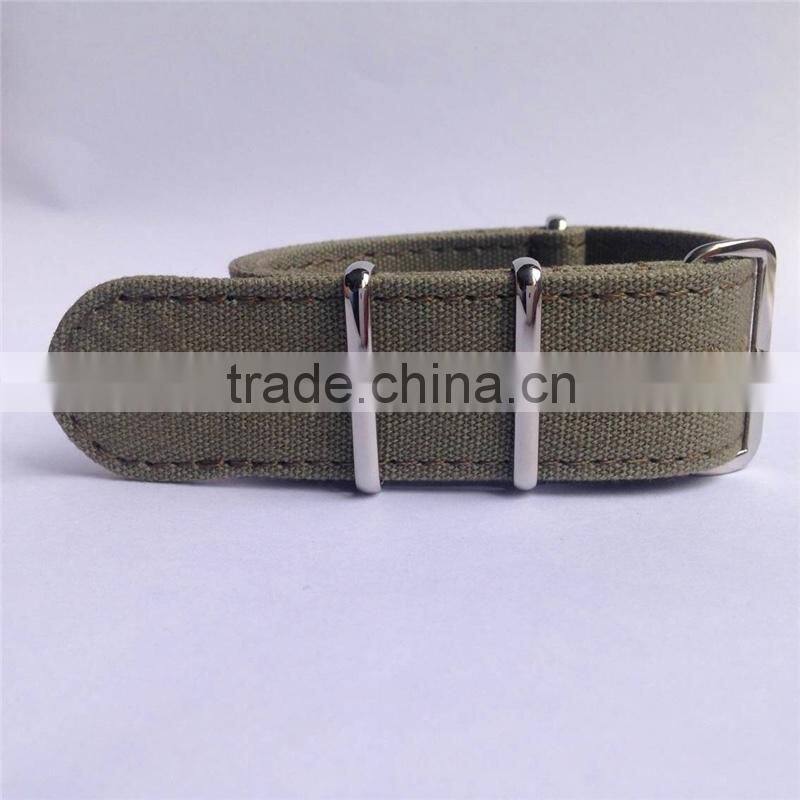 Canvas Material Fashion Wrist Watch Band