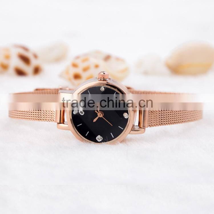 New models from Doris Watch alloy case mesh band Japan movt hand clock women fashion hand watch from China watch factory