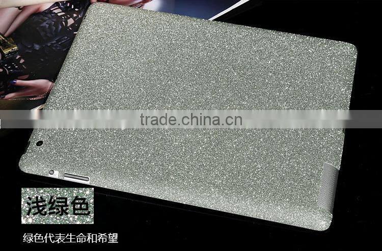 Super Slim Bling Bling Glitter Full Body Diamond Tablet Case For iPad Sticker Wrap Skin Decal