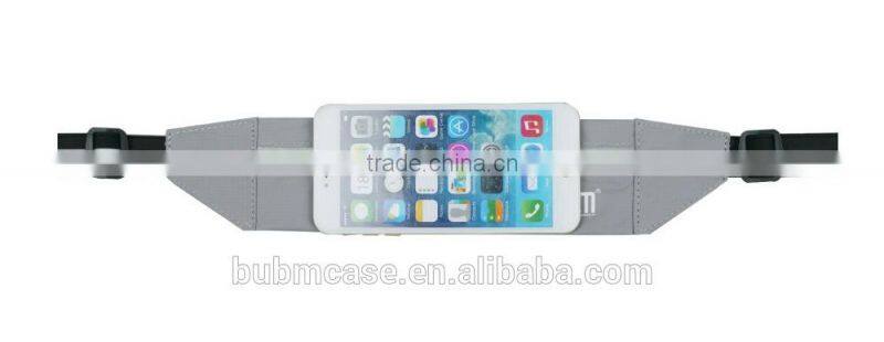 Grey Waist Bag Casual Waist Pack Sport Bag Waterproof Running Bags Purse Mobile Phone Case for SAMSUNG IPHONE Pocket